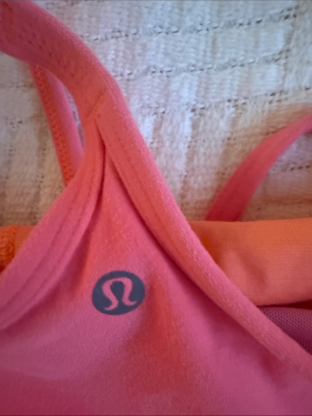 lululemon athletica Coral Pink Strappy Tank Top - Picture 4 of 4